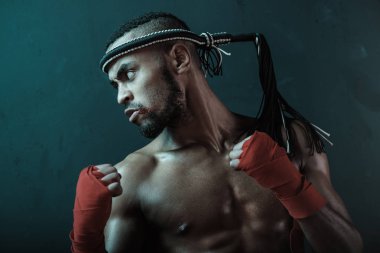 Muay thai boksör 