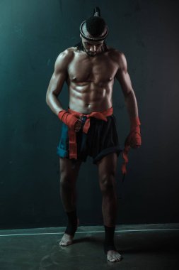 Muay thai boksör 