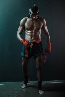 Muay thai boksör 