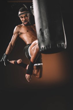 Muay thai boksör 