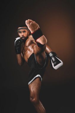 Muay thai boksör 