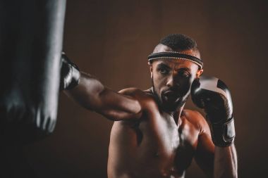 Muay thai boksör 