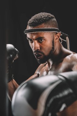 Muay thai boksör 