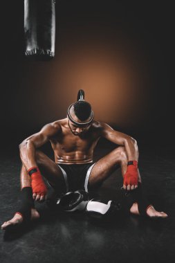 Muay thai boksör 