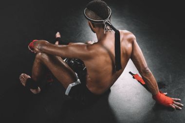Muay thai boksör 