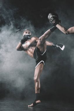 Muay thai boksör 