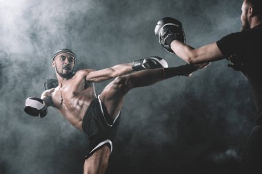 Muay thai boksör 