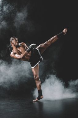Muay thai boksör 