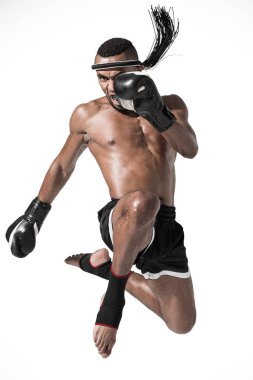 Muay thai boksör 