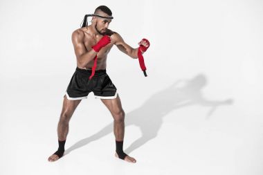 Muay thai boksör 