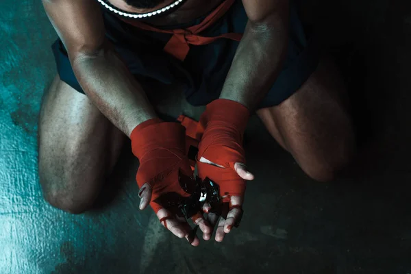 Muay Thai athlete — Stock Photo, Image