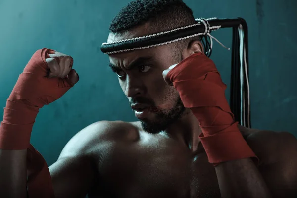 Muay thai fighter — Stock Photo, Image