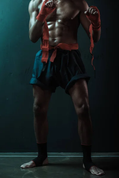 Muay thai boksör — Stok fotoğraf
