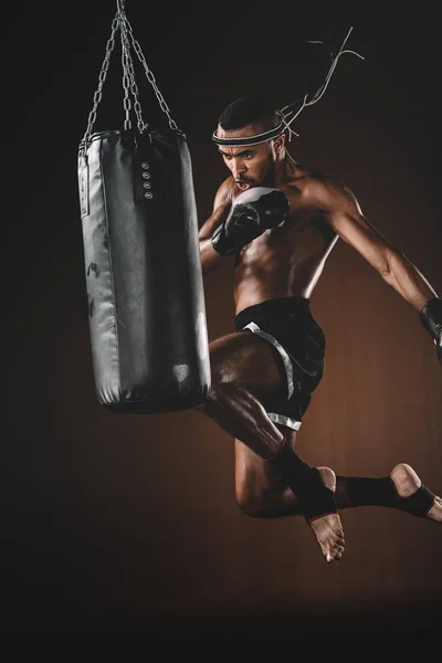 Atleta Muay Thai — Foto de Stock