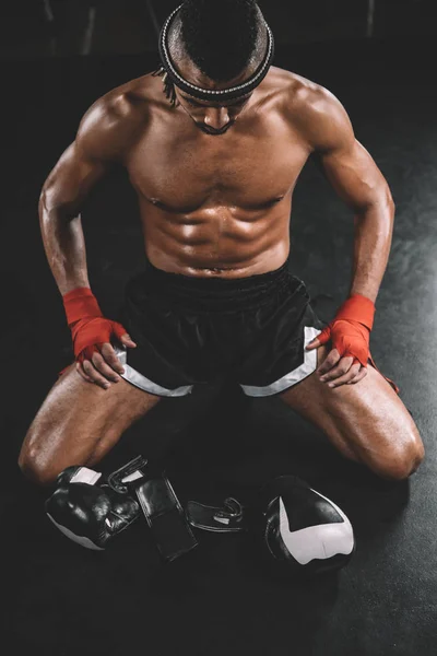 Muay thai lutador — Fotografia de Stock Grátis