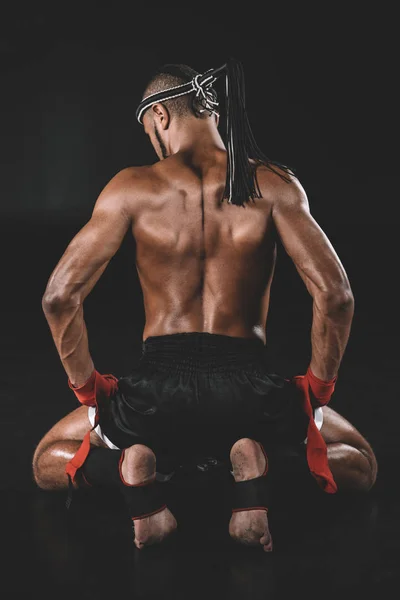 Muay thai combattente — Foto Stock