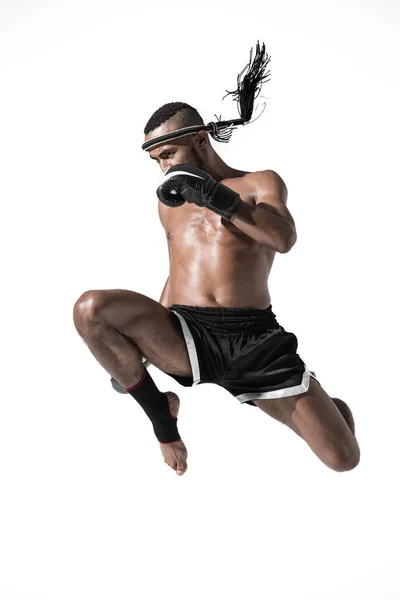 Muay thai fighter — Stock Photo, Image