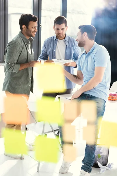 Casual businessmen working at office — Stock Photo, Image