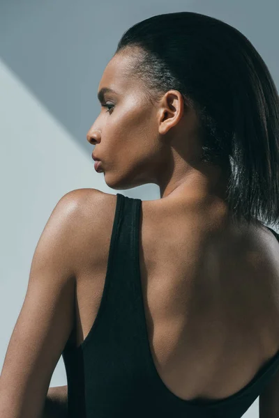 Afro-americano elegante menina — Fotografia de Stock