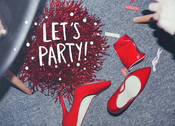 Katta kırmızı ayakkabılar 