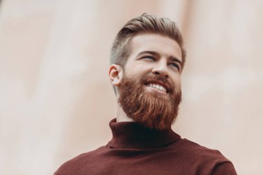 handsome bearded man clipart