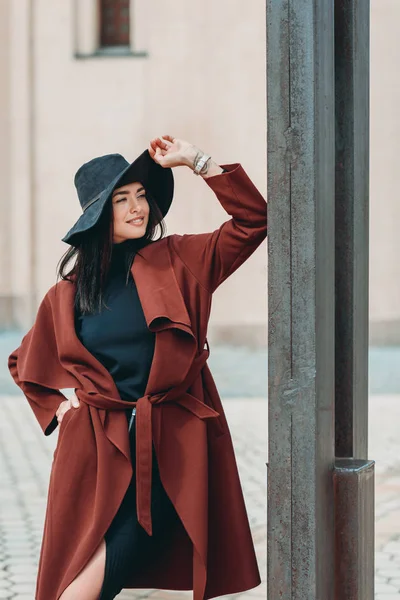 Woman in stylish clothing — Stock Photo, Image