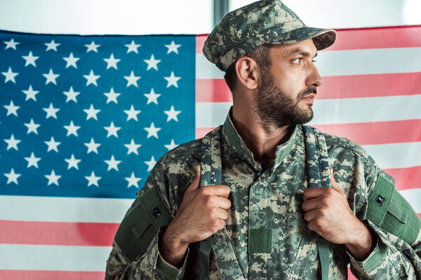 soldier in military uniform