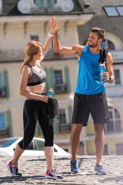 Sports couple — Stock Photo, Image