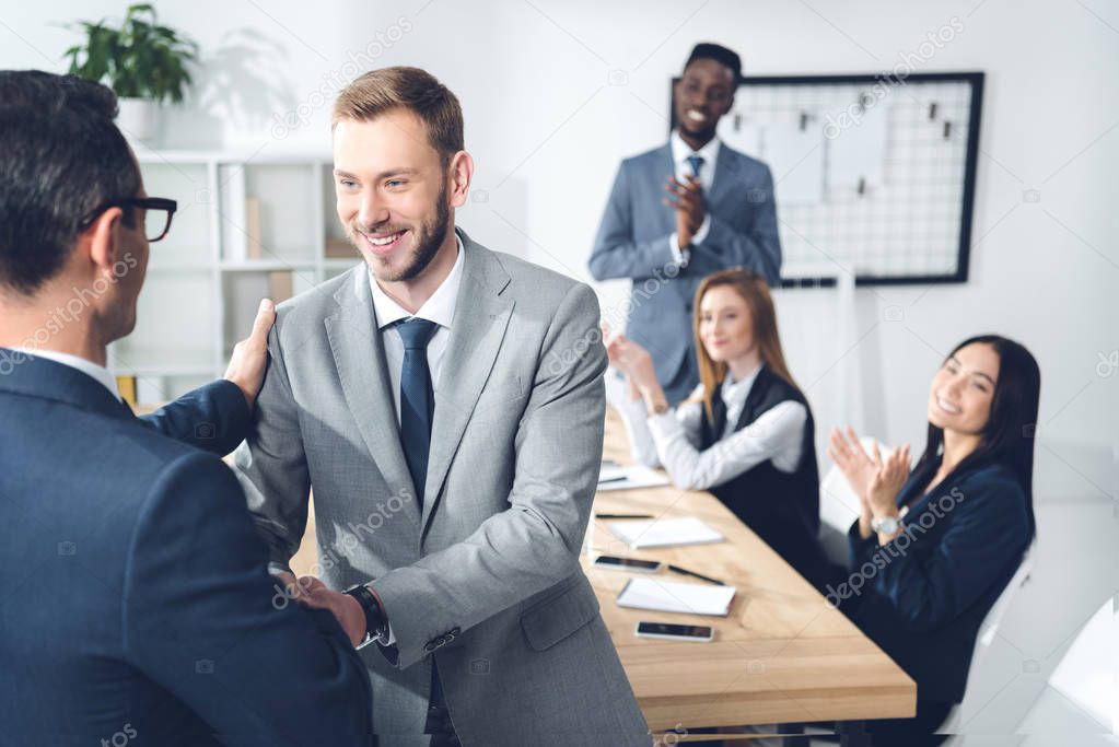 businessman shaking hands