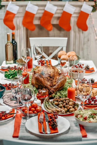 Christmas dinner — Stock Photo, Image