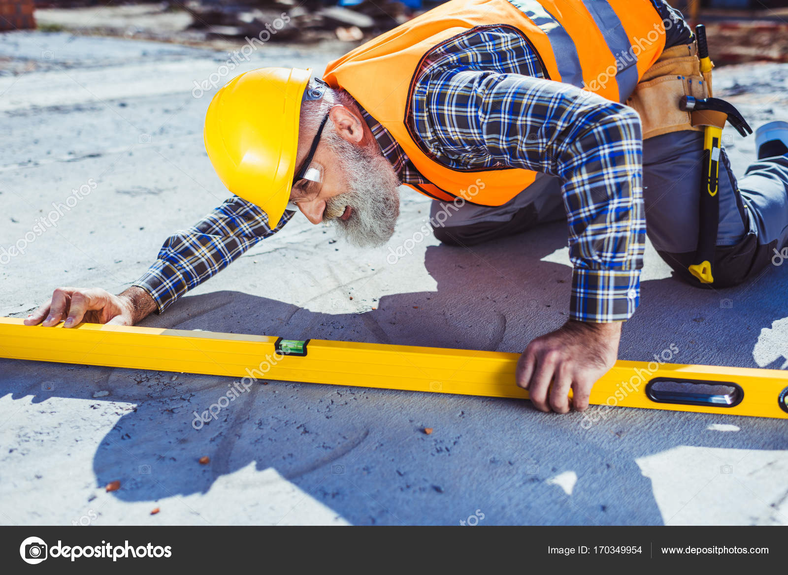 Construction Worker Using Spirit Level Stock Photo Image By C Arturverkhovetskiy Construction Worker Using Spirit Level Stock Photo Image By C Arturverkhovetskiy