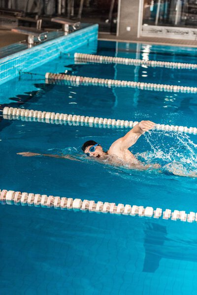 male professional swimmer