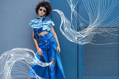 moda afro kız
