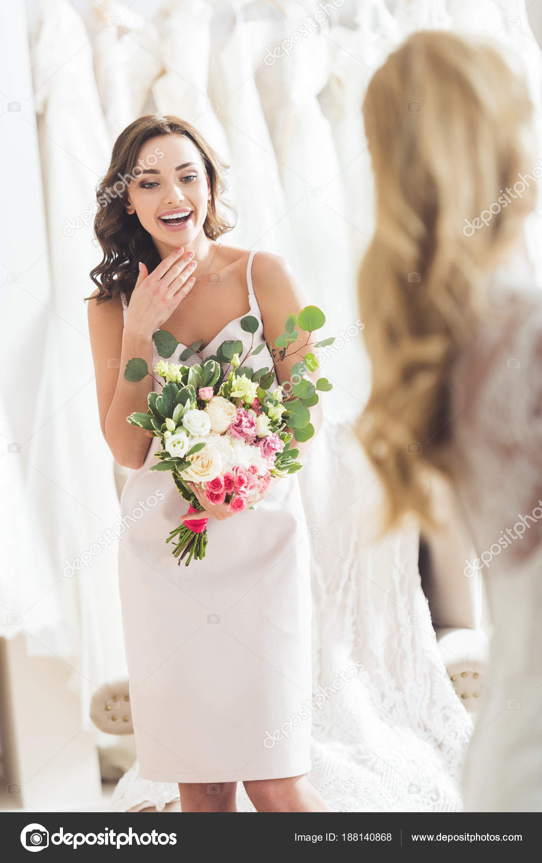 pretty bridesmaid