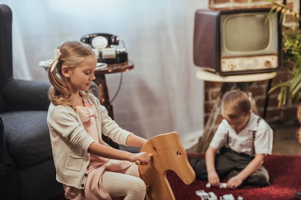 Sister and brother — Stock Photo, Image