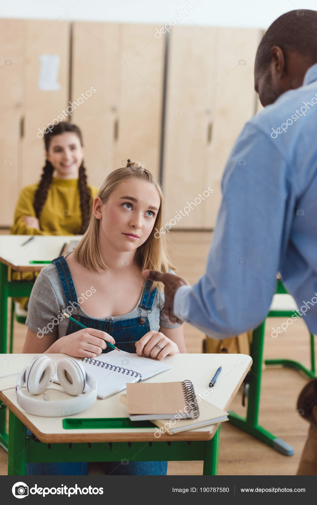 Como é uma sala de aula americana?