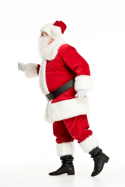 Santa Claus posing and gesturing — Stock Photo