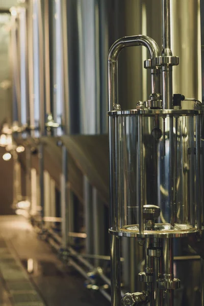 Modern brewery equipment — Stock Photo
