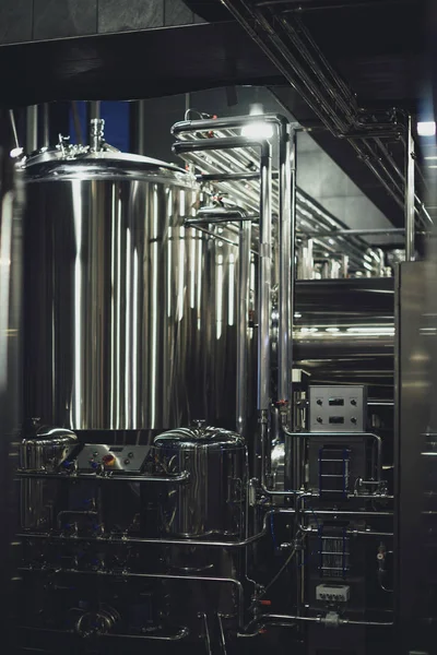 Modern brewery equipment — Stock Photo