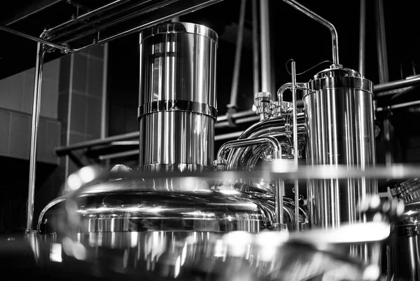 Modern brewery equipment — Stock Photo