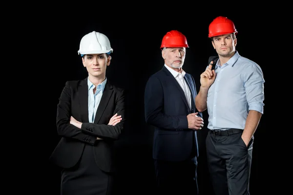 Group of professional architects — Stock Photo