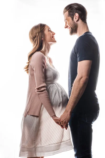 Чоловік і жінка вагітна — стокове фото