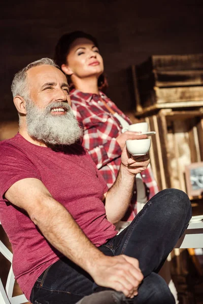 Glückliches reifes Paar — Stockfoto