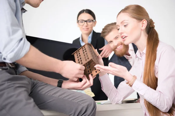 Young businesspeople working together — Stock Photo