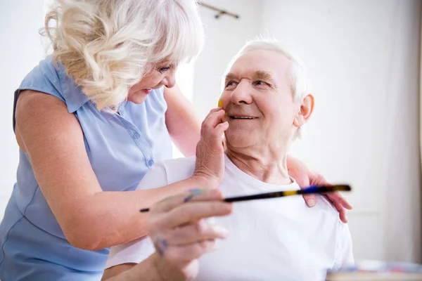 Happy senior couple — Stock Photo