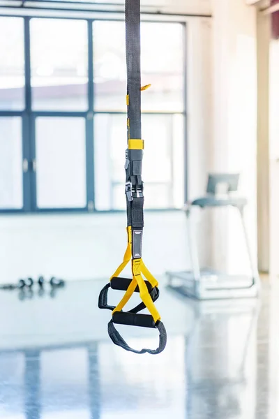 Resistance band in sports center — Stock Photo