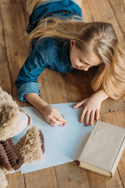 Imagem do desenho da menina — Fotografia de Stock