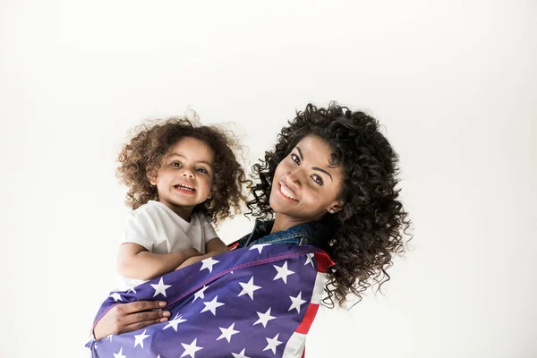 Mother embrace daughter — Stock Photo