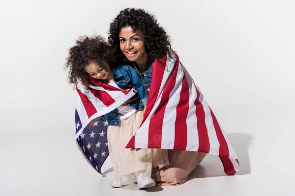 Mother embrace daughter — Stock Photo