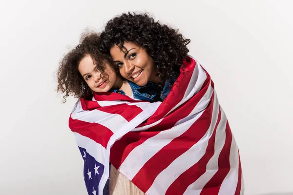 Mother embrace daughter — Stock Photo